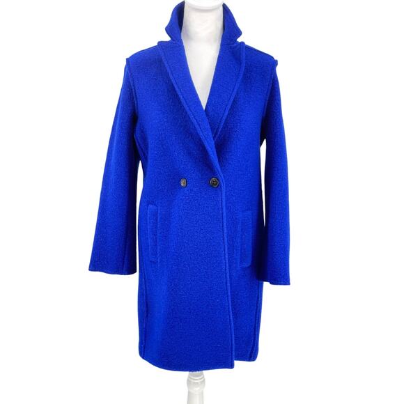 J. Crew Jackets & Blazers - 💙 J.CREW Daphne Italian Boiled Wool Coat - Sz 4P | Show-Stopping Royal Blue 💙